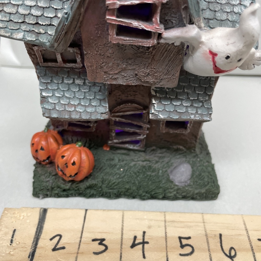 VINTAGE HALLOWEEN HOUSE LIGHT UP Color Changing DECORATION SPOOKY TESTED - Picture 16 of 16